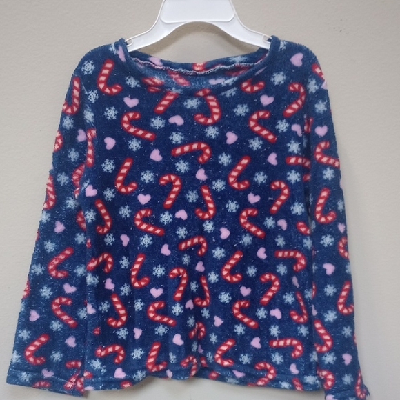 Sale💜Festive Candy Cane Kids Pajamas - Picture 5 of 7